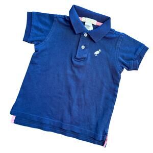 The Beaufort Bonnet Company Polo Shirt Boy's Size 3T Navy Blue 100% Pima Cotton